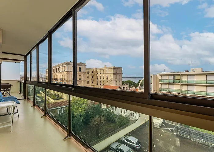 T3 Spacieux Avec Parking, Balcons, A 20m De La D'arcachon - Fr-1-433-152